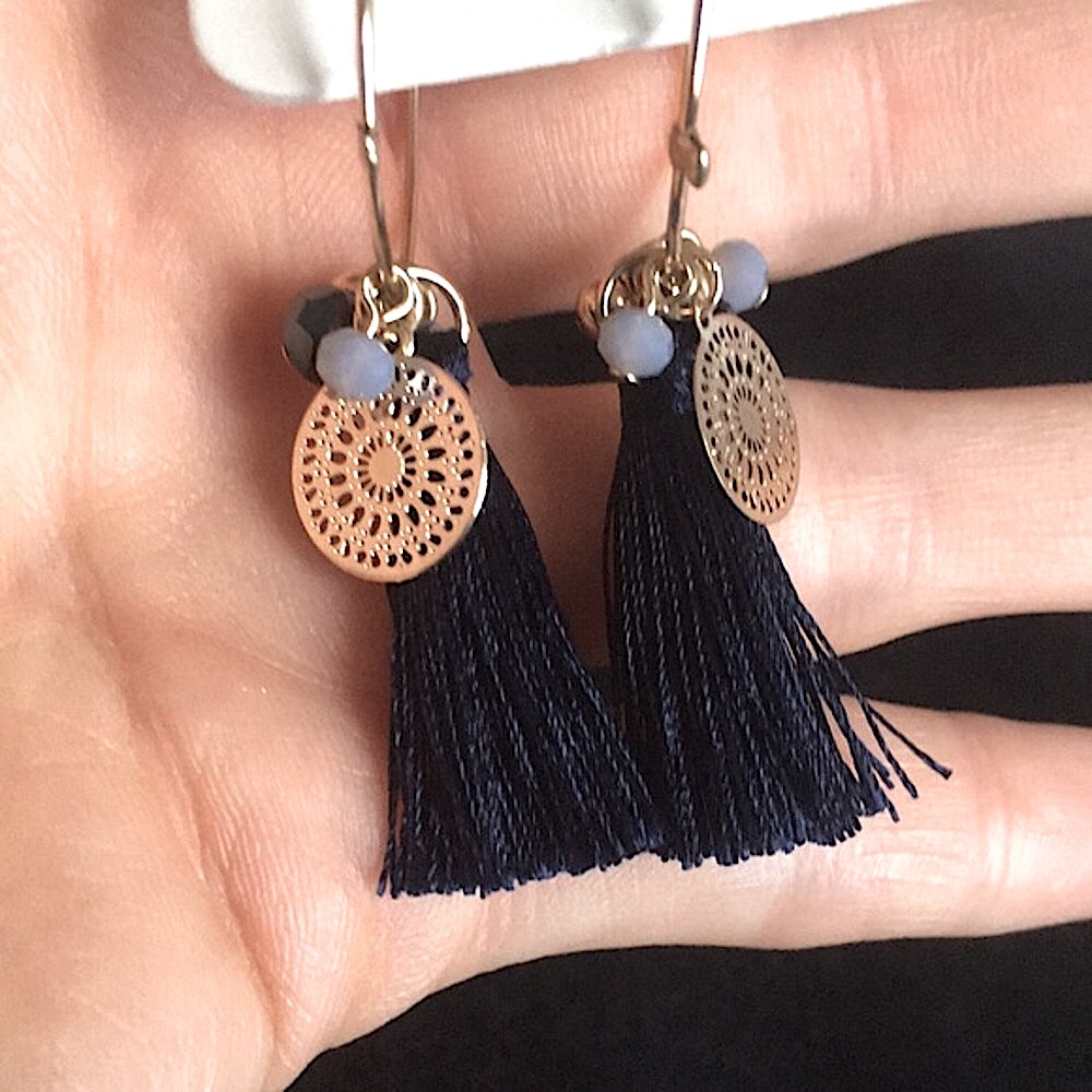 Lovisa Hoop Tassle Earrings